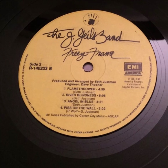 The J. Geils Band “Freeze Frame” LP - Picture 5 of 5